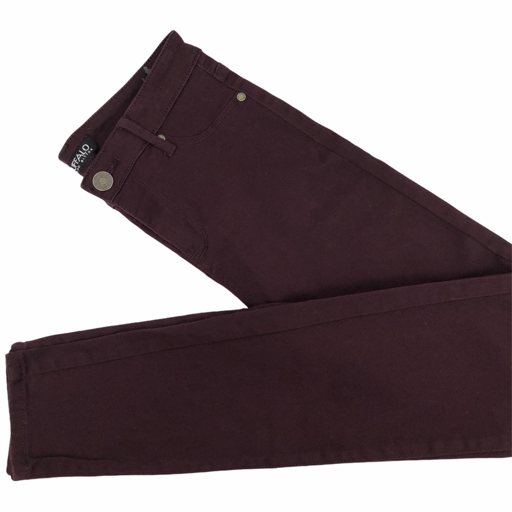 Buffalo David Bitton Maroon Jegging Jeans Sz 6/28